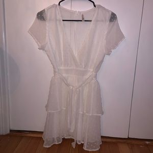 White flowy Lucy in the sky sheer dress